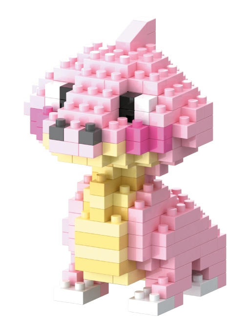 Конструктор "DRAGON PINK" (181 детали), 6*5*5 см. 