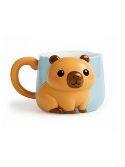 Кружка керамическая iLikeGift «Capymug», blue (13,6*10,6*9,4),400мл