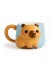 Кружка керамическая iLikeGift «Capymug», blue (13,6*10,6*9,4),400мл 