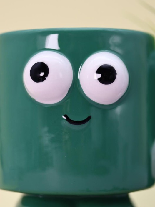Кружка керамическая «Smiling friend», green, 360 ml 