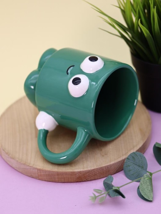 Кружка керамическая «Smiling friend», green, 360 ml 