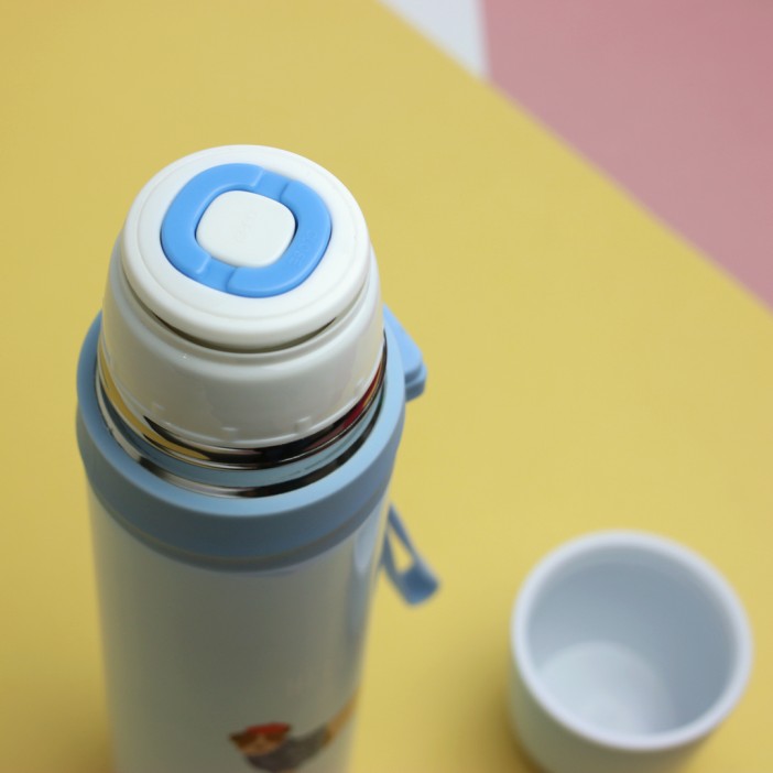 B-HS-6733-Z ТЕРМОС &quot;Hello&quot; blue 500ml 