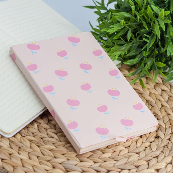 Блокнот (A5) &quot;Field flowers&quot;, yellow (14.5*21) 