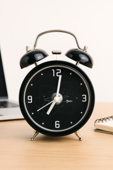 Часы-будильник "Cosmos", black
