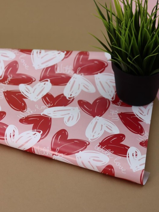 Упаковочная бумага «HeartHug» 1 рулон, 50*70 см 