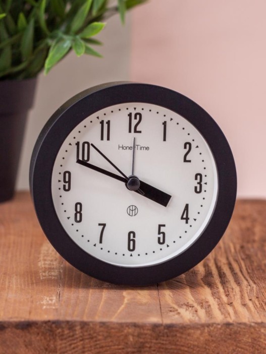 Часы-будильник "Honey time", black 
