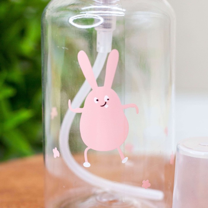 Дорожная бутылочка "Big bunny", pink (75 ml) 