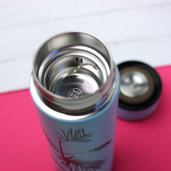 Термос "Always believe", blue (400ml) 