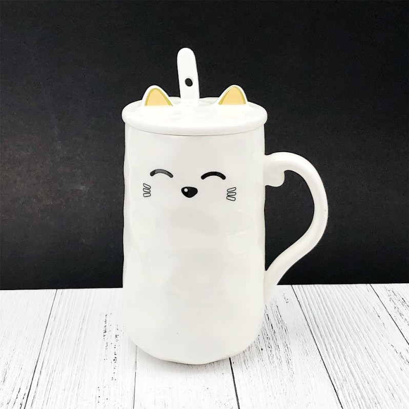 Кружка &quot;Cat&quot;, white (420ml) 