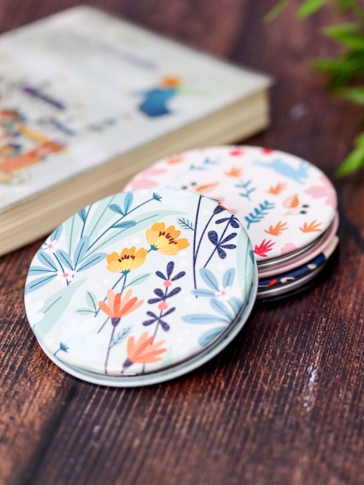 Зеркало "Wild flowers", green 