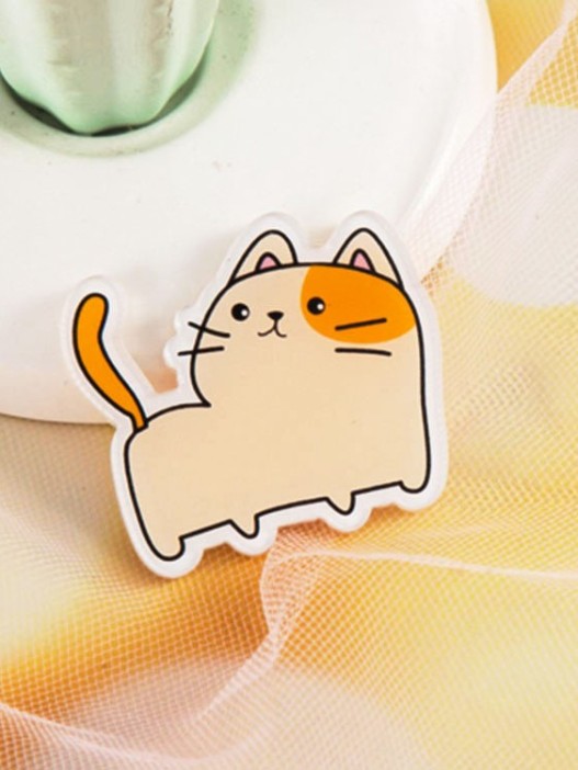 Значок акриловый iLikeGift "Рыжий кот" 