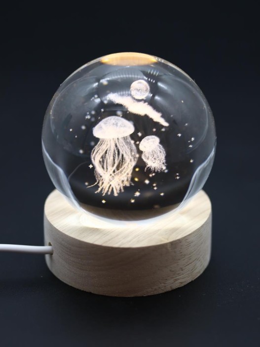 Ночник 3D iLikeGift «Jellyfish» (6 см) 