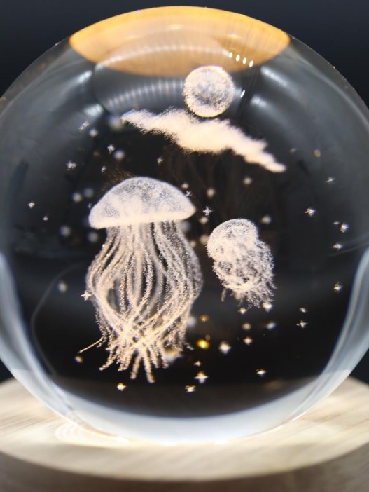 Ночник 3D iLikeGift «Jellyfish» (6 см) 