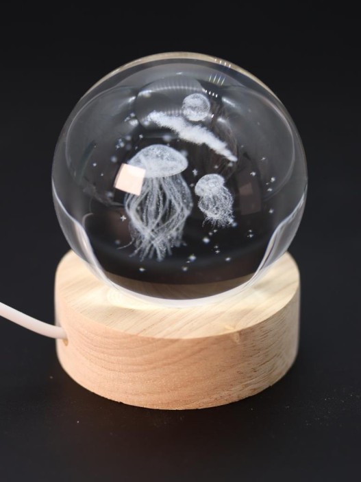 Ночник 3D iLikeGift «Jellyfish» (6 см) 