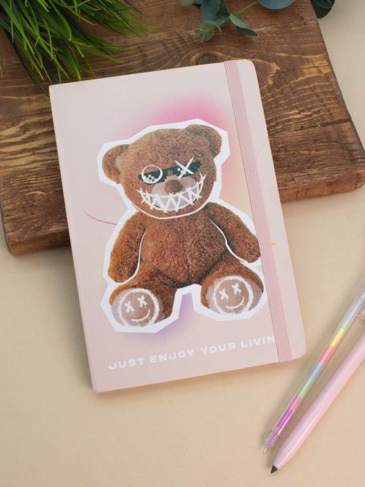Блокнот (А5) &quot;Bear smile OX&quot;, beige (14.5*21) 