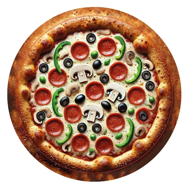 Подставка под горячее iLikeGift «Пицца 2», 9 см 