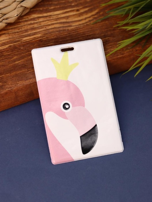 Держатель для карт "Фламинго в короне" (6,5 х 10,4 см) 