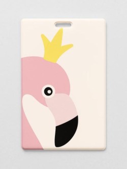 Держатель для карт "Фламинго в короне" (6,5 х 10,4 см)