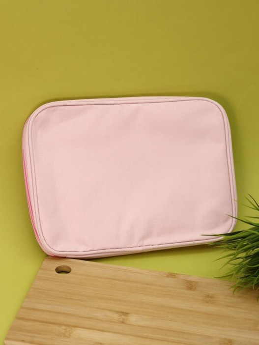 Сумка на чемодан сверху &quot;Anime girl in hat&quot;, pink (29*22*8) 