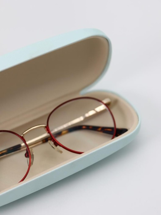 Чехол для очков GIRLY &quot;Enjoy life it&#039;s delicious&quot;, green 