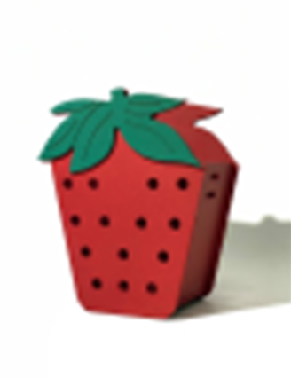 Кашпо Клубника (170*150*80) красный 