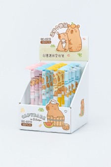 Ручка "Capybara, so relax!", mix, шоу-бокс 16 шт.