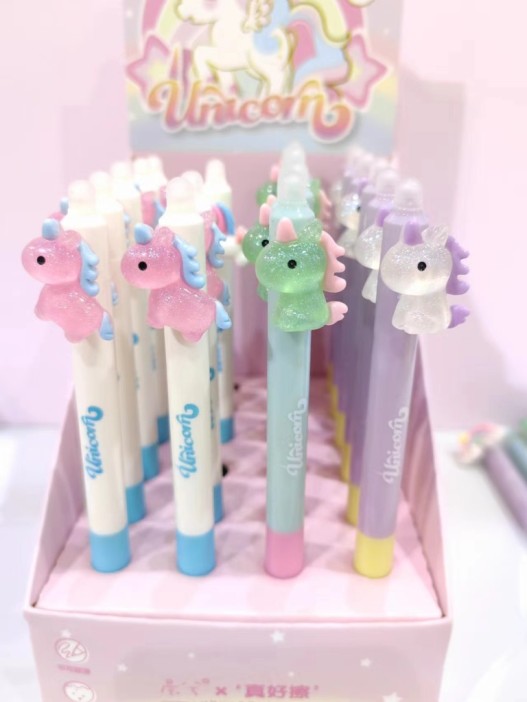 Ручка пиши-стирай &quot;Cute unicorn&quot;, mix 