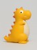 Копилка «Dinosaur», yellow (21 см), пластик 