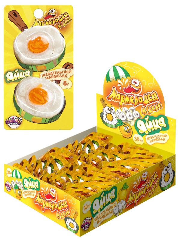 Жевательный мармелад «Мармеладсы в деле ЯЙЦА», 30 шт. 