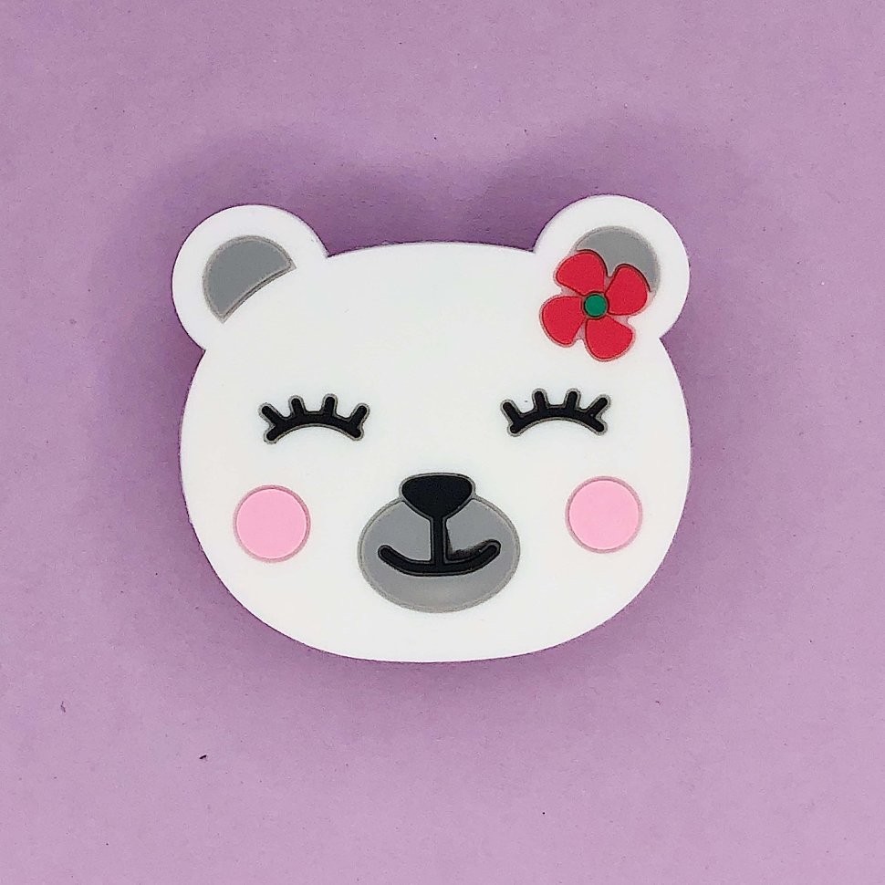 Попсокет "White bear"