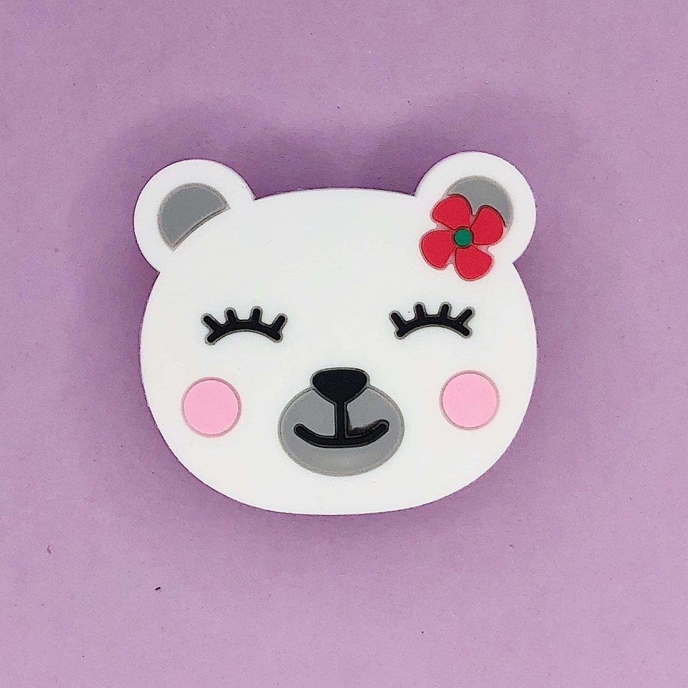 Попсокет "White bear"