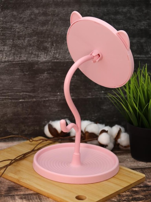 Зеркало настольное GIRLY &quot;Smiling cat&quot;, pink 