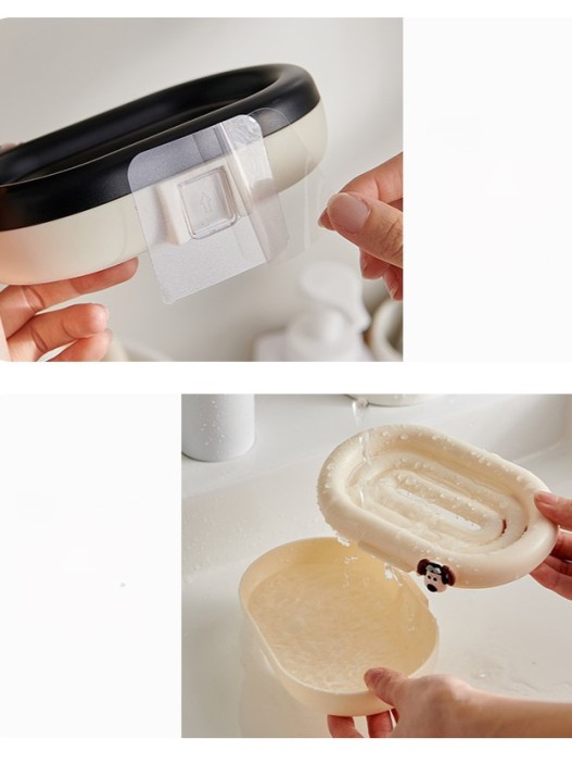 Мыльница «Soapy face», white (4,5*16*10,5 см) 