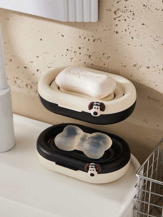 Мыльница «Soapy face», white (4,5*16*10,5 см) 