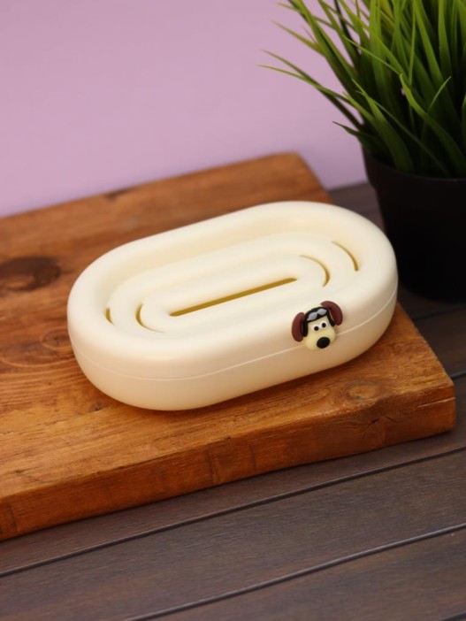 Мыльница «Soapy face», white (4,5*16*10,5 см) 