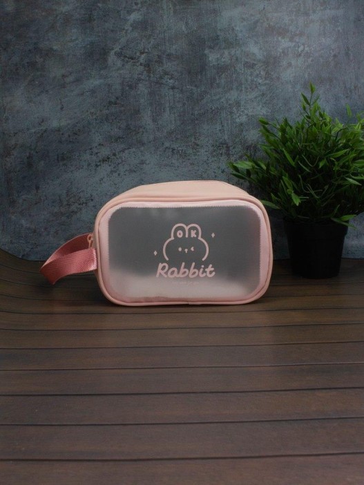 Косметичка &quot;Rabbit&quot;, pink (14х20х9,5 см) 