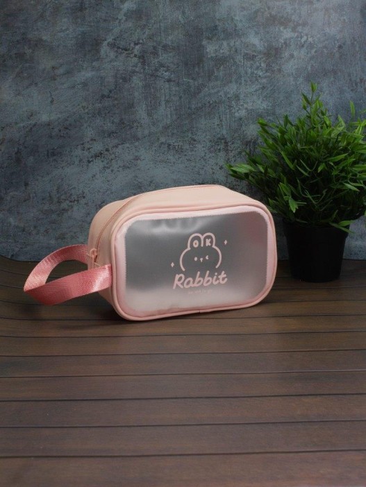 Косметичка &quot;Rabbit&quot;, pink (14х20х9,5 см) 