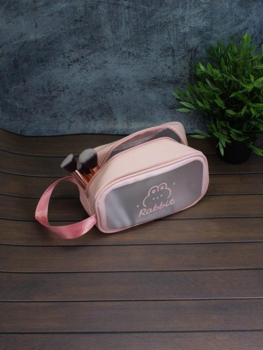 Косметичка &quot;Rabbit&quot;, pink (14х20х9,5 см) 