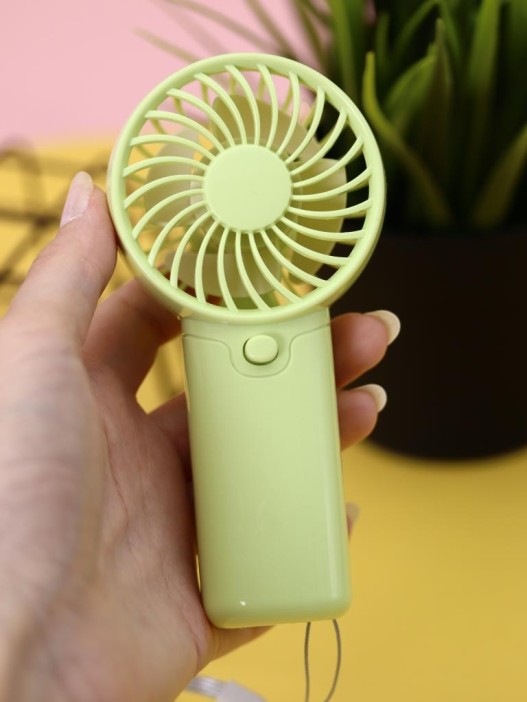 Портативный ручной вентилятор iLikeGift «Sweet wind», green 
