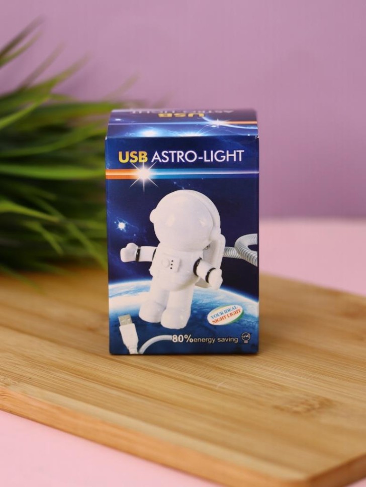 Ночник "Светящийся астронавт" (3,2*4,5*5,6 см), USB