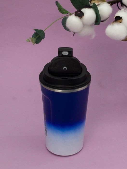 Термокружка с датчиком температуры &quot;Сoffee gradient&quot;, purple (510 ml) 