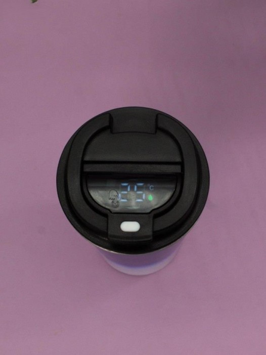 Термокружка с датчиком температуры &quot;Сoffee gradient&quot;, purple (510 ml) 