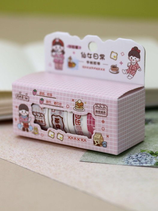 Набор декоративного скотча «Fruit friend», pink 