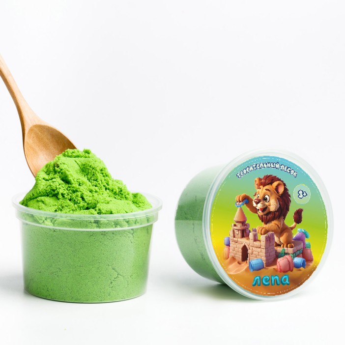 Трогательный песок &quot;Лепа&quot;, зеленый (300гр) 