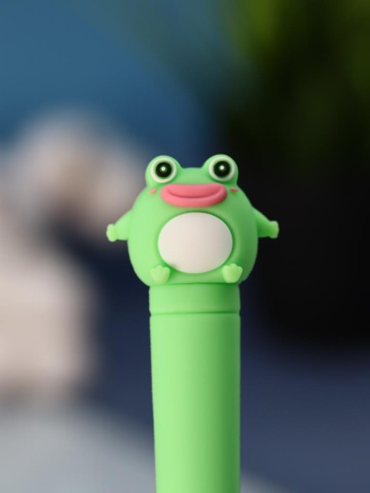 Зубная щётка для взрослых iLikeGift &quot;Kiss the frog&quot;, green (21 см) 