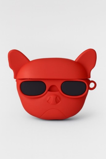 Чехол для AirPods 3 "Cool dog", red