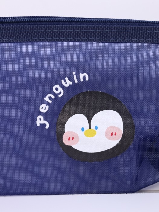 Пенал &quot;Penguin&quot;, black (21*11 см) 