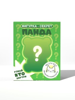Фигурка-секрет MilotaBox "Игривая панда", (3 см)