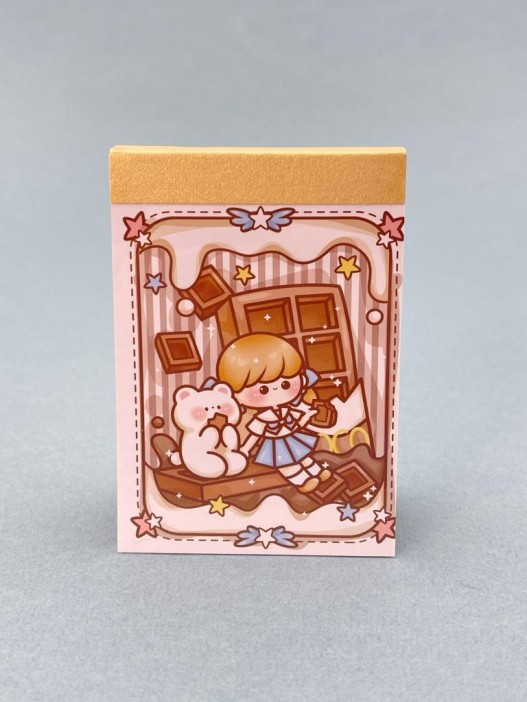 Блокнот отрывной для записей &quot;Lovely stories&quot;, brown 