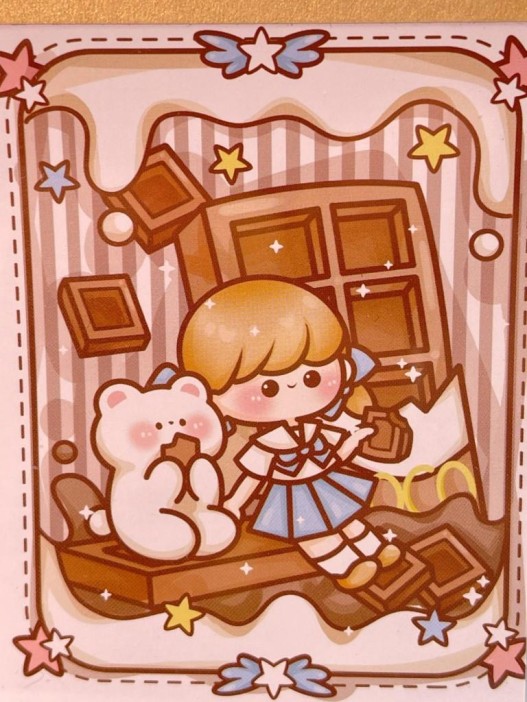 Блокнот отрывной для записей &quot;Lovely stories&quot;, brown 